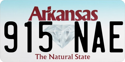AR license plate 915NAE