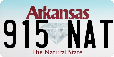 AR license plate 915NAT