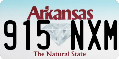 AR license plate 915NXM
