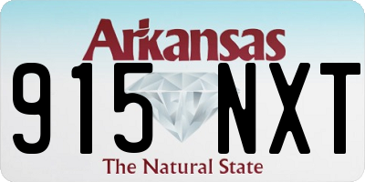 AR license plate 915NXT