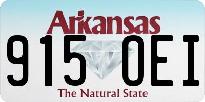 AR license plate 915OEI