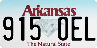 AR license plate 915OEL