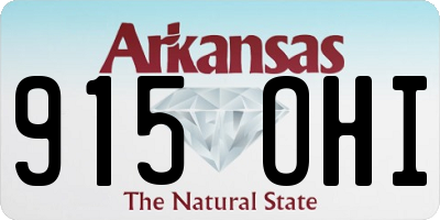AR license plate 915OHI