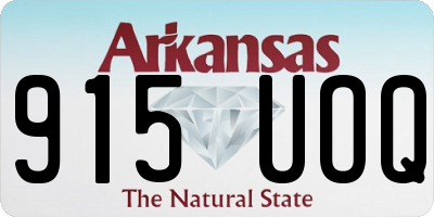 AR license plate 915UOQ