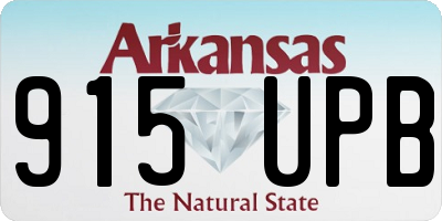 AR license plate 915UPB