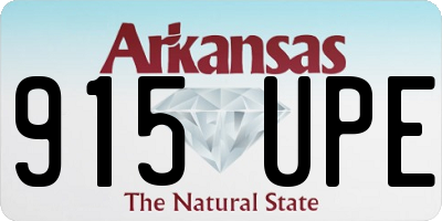 AR license plate 915UPE