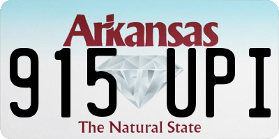 AR license plate 915UPI