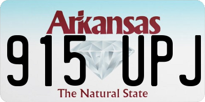 AR license plate 915UPJ