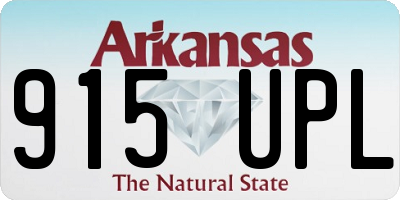AR license plate 915UPL