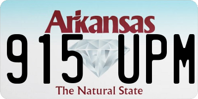 AR license plate 915UPM