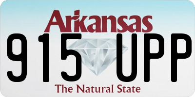AR license plate 915UPP