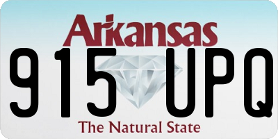 AR license plate 915UPQ