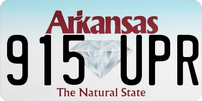 AR license plate 915UPR