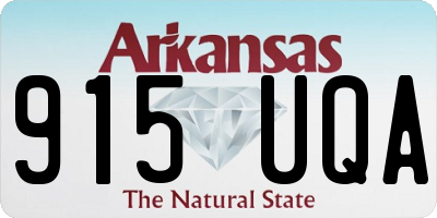 AR license plate 915UQA