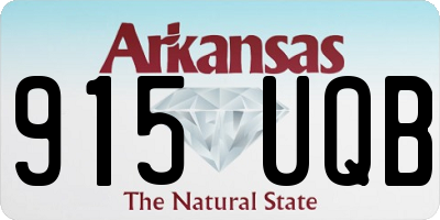 AR license plate 915UQB