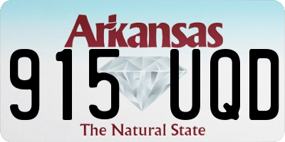 AR license plate 915UQD