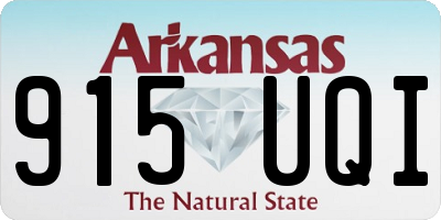 AR license plate 915UQI