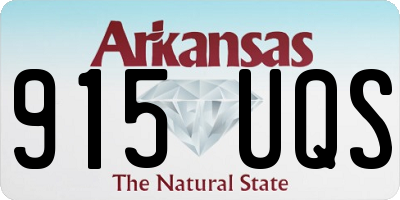 AR license plate 915UQS