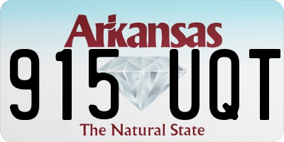 AR license plate 915UQT