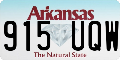 AR license plate 915UQW
