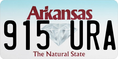 AR license plate 915URA