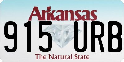 AR license plate 915URB