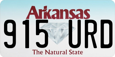AR license plate 915URD