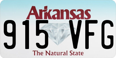 AR license plate 915VFG