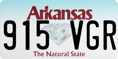 AR license plate 915VGR