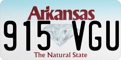 AR license plate 915VGU