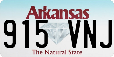 AR license plate 915VNJ