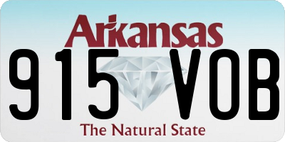 AR license plate 915VOB