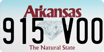 AR license plate 915VOO