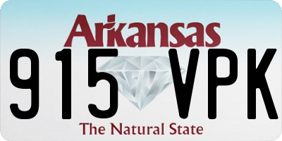 AR license plate 915VPK