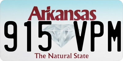 AR license plate 915VPM