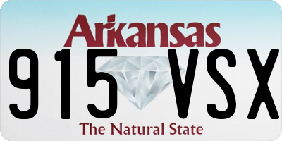 AR license plate 915VSX