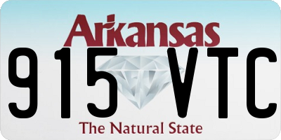 AR license plate 915VTC