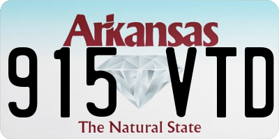 AR license plate 915VTD
