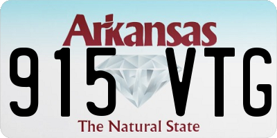 AR license plate 915VTG