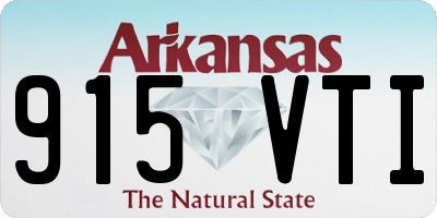 AR license plate 915VTI