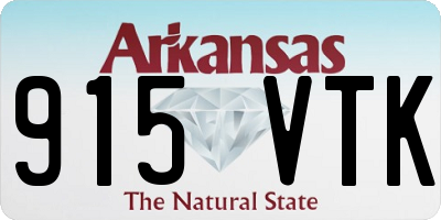 AR license plate 915VTK
