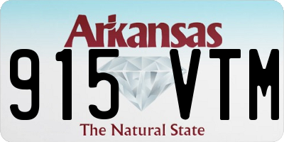 AR license plate 915VTM