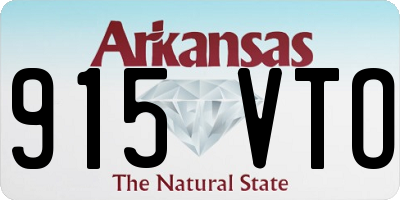 AR license plate 915VTO