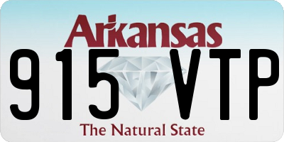 AR license plate 915VTP