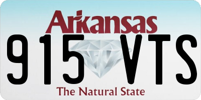 AR license plate 915VTS