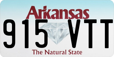 AR license plate 915VTT