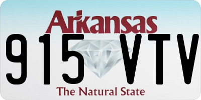 AR license plate 915VTV