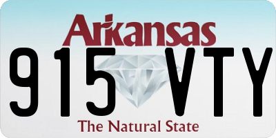 AR license plate 915VTY