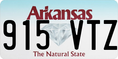 AR license plate 915VTZ