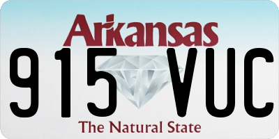 AR license plate 915VUC